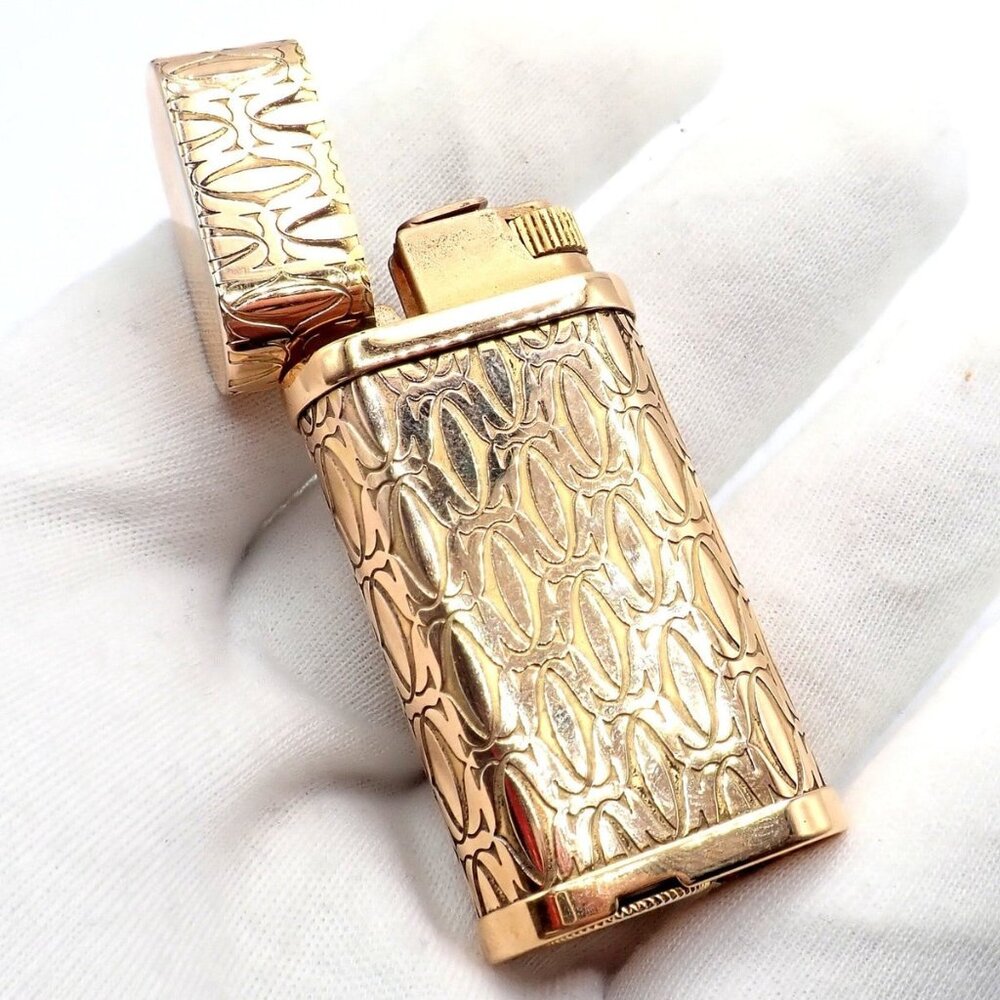 Vintage Cartier Pasha Rose Gold Tone Lighter - Picture 5 of 15